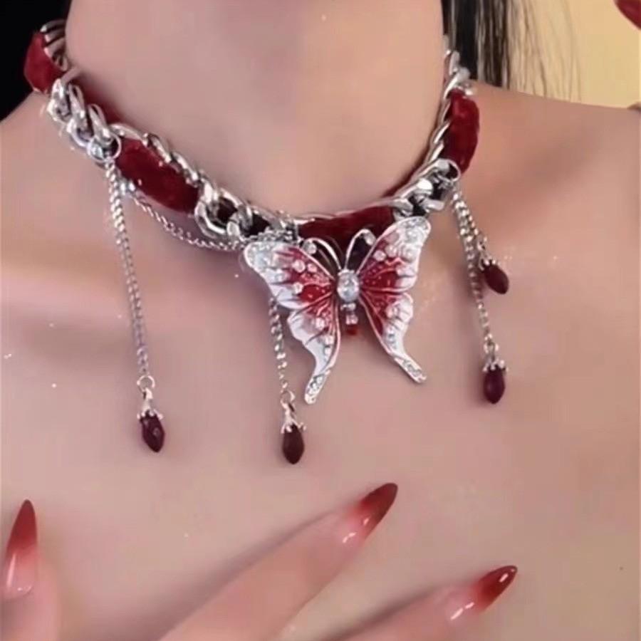 Punk Style Hip-Hop Choker Necklace for Men - High-End Clavicle Chain, Y2K Subculture Jewelry, Sweet & Cool Collar