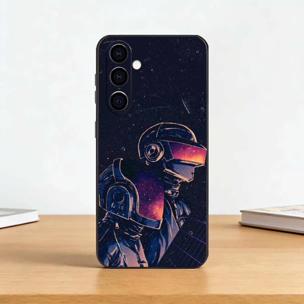 Daft Punk Electronic Phone Case For Samsung Galaxy A73,A72,A71,A70,A53,A52,A51,Others Soft Black Cover