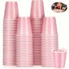 100pcs 2oz Plastic Shot Cups Mini Disposable Shot Glasses Small Party Cups For Wedding Graduation Whiskey Taste Serving Bulk Pac