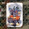 Vintage Metal Car Sign Decor Gift For Auto Lovers Garage Wall Art