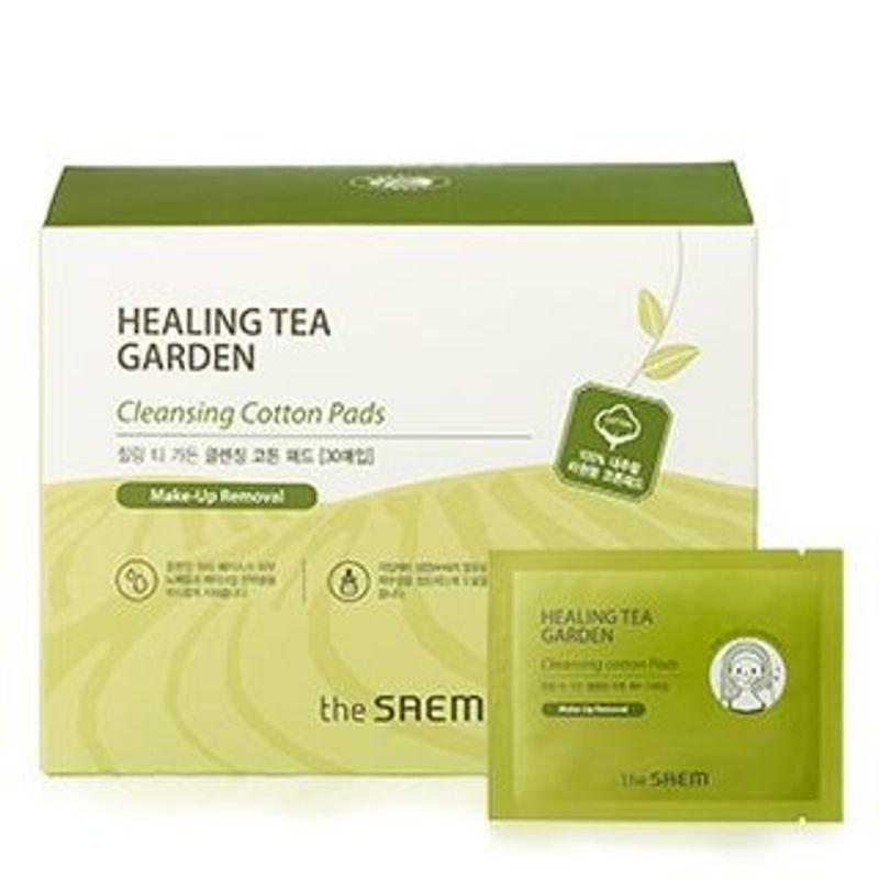 The Saem Очищающие ватные диски Сад исцеляющего чая 30pcs