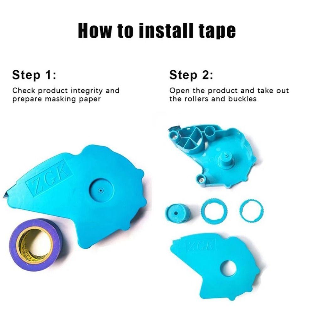 Convenient Tape Dispenser Without Trace Tape Applicator Machine For Painting