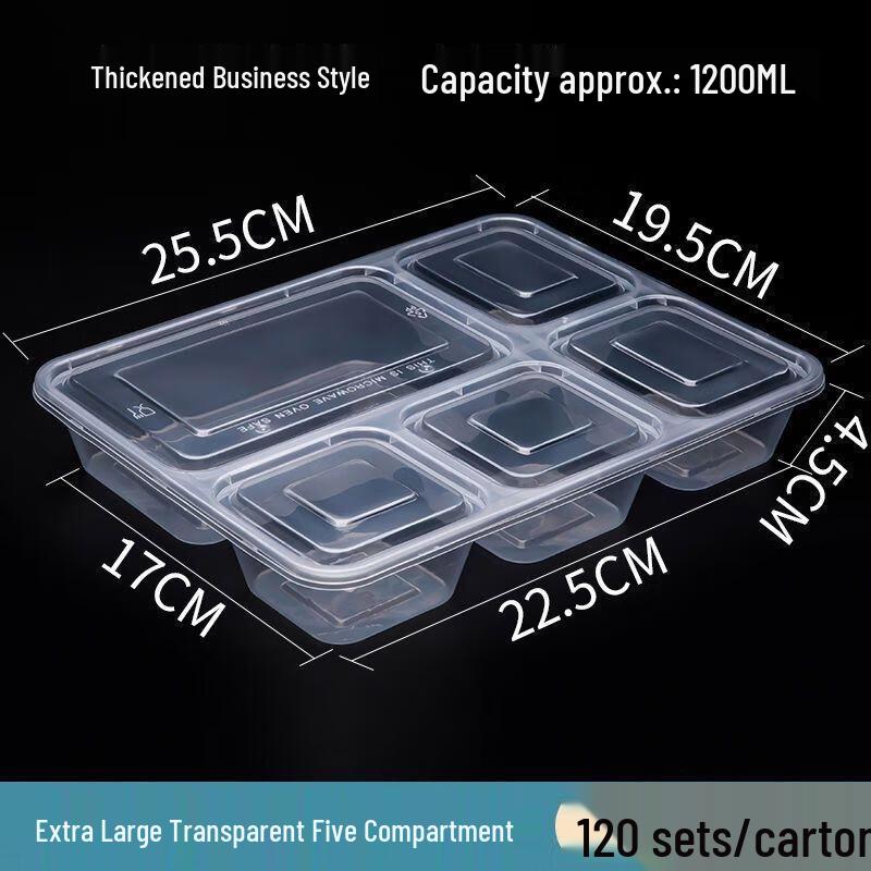 

Disposable Multi-Compartment Meal Box