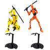 UTST Drawing Doll Action Figure Figure Stand Display Stand (Yellow Orange)