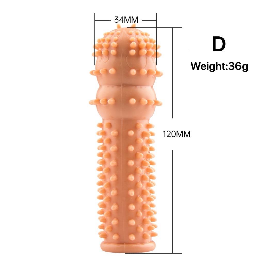 Adult Game Reusable Condom Male Elayed Ejaculation Penis Sleeve Dildo Erotic Sex Shop Adult Toys For Man Silicone Dildos Couples