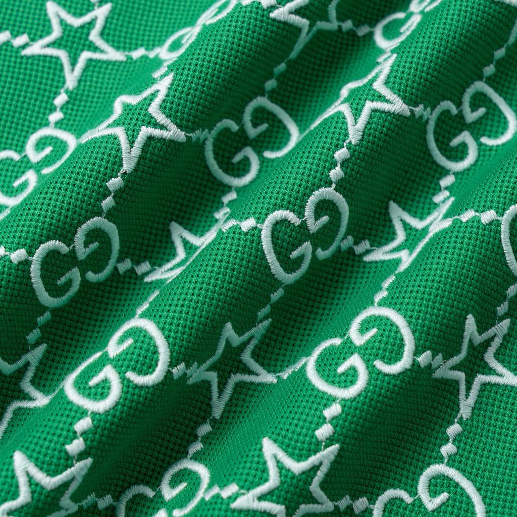 Gucci FW22 Polo Shirt Men's Green 696071-XJEE9-3129