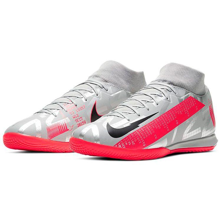 Nike Mercurial Superfly 7 Academy Ic 'Metallic Grey Crimson' AT7975-906