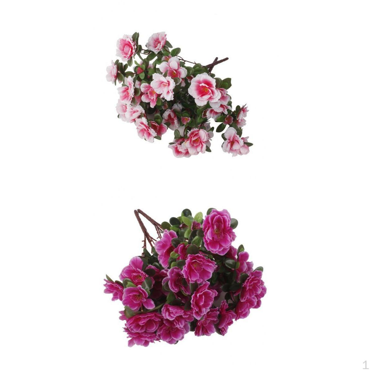 

4pcs Artificial A Flowers Greenery Shrubs Bushes Wedding Holiday Decor