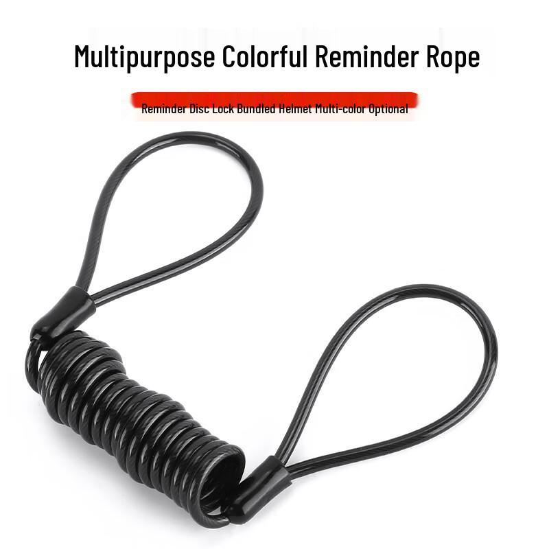 Motorcycle Disc Brake Lock Kit with Reminder Cable