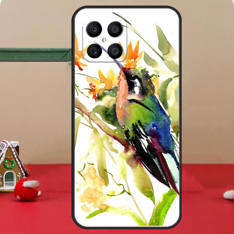 Hummingbird and Flowers Case For Honor Magic 8 Pro 6 7 Lite Honor 400 200 50 70 X8c X8b X9a X9b X9c X9d Win RT Coque
