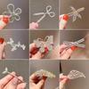 Korea Shiny Crystal Hair Clip Set Fashion Hair Accessories  Trend For Women Girl Pearl Rhinestone Hairpin Side Clip For Hair