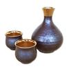 Liquor Tokkuri Ochoko Arita 1 Sake 2 Sake Cups Crystal Made In Japan Set, Set, Ware, Bottle, Set, Gold, Ceramic,