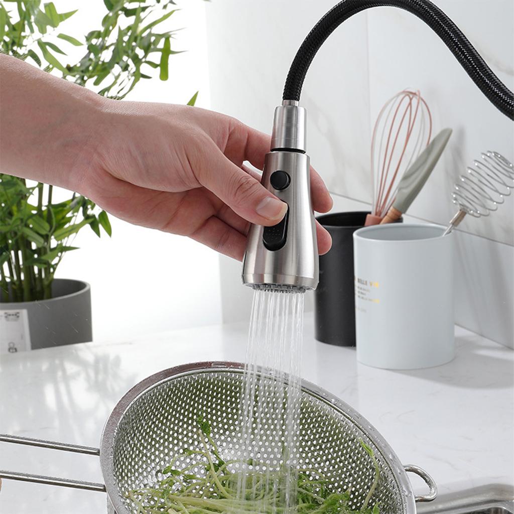 Pull Out Kitchen Faucet Sprayer - Multi-Mode ABS Spray Head with Anti-Splash for Washing Dishes & Vegetables