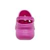 Crocs Bae Clog EVA Thick Sole Comfortable Non-Slip Clogs Women clogs Rose-Red 206302-6UB