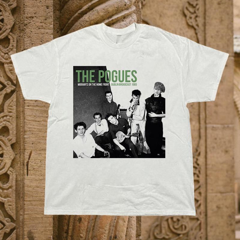 

THE POGUES THE MIGRANTS ON THE HOME FRONT Футболка Полный размер S-5XL Унисекс Футболка L