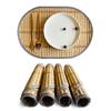 Anti-Slip Woven Oval Placemat Natural Table Mat Lightweight Dining Pad  Dining Decor