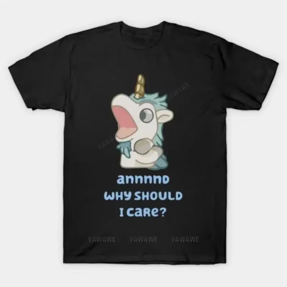 Humor T-shirt Vintage Style Man  Short Sleeve Bluey T Shirt Unisex Brand Tee Shirt O-neck Fashion Oversized Tshirt Tops