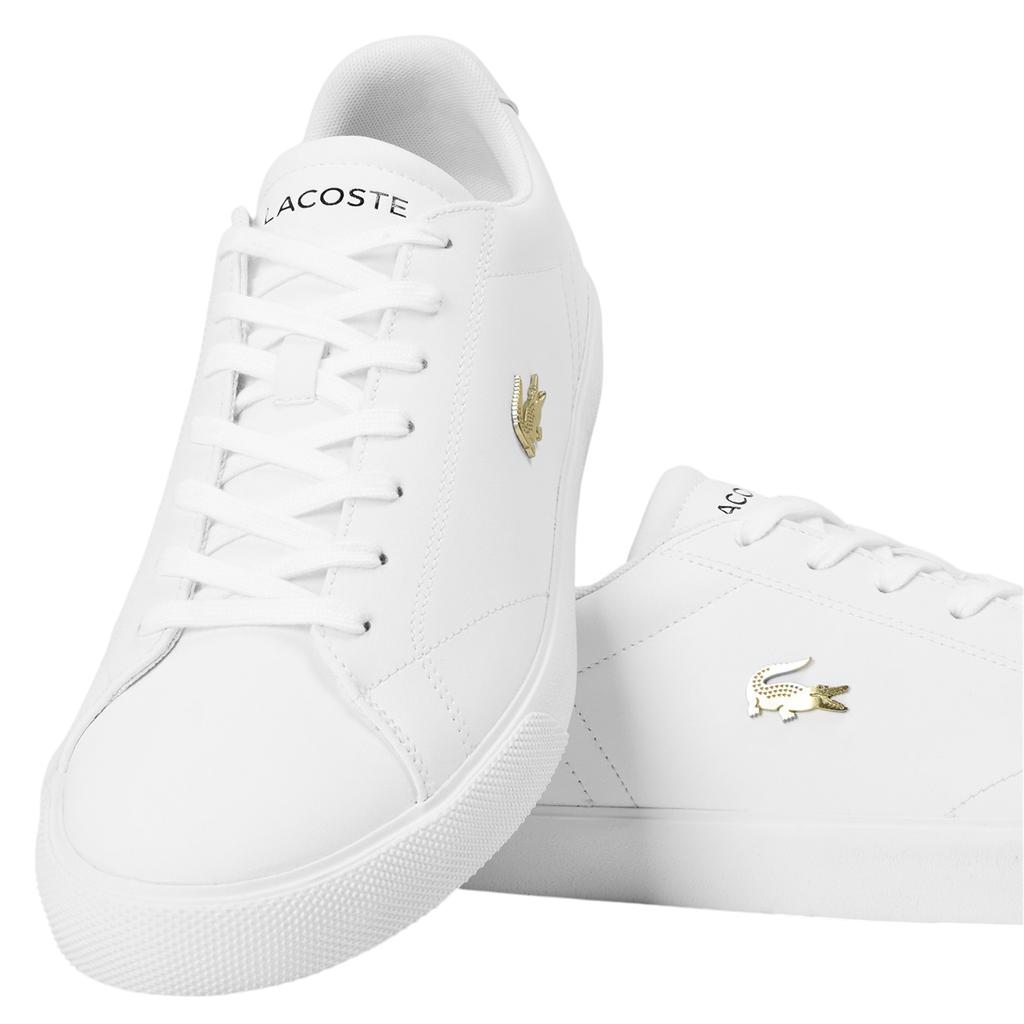 Lacoste Heren Lerond Pro Logo Leren Sneakers