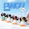 Pingu Zabawny Pochylający Głowę Seria Zwierzę Pingwin Szczęśliwy Jedzący Kształt Ryby Wiele Stylów Lalka Breloczek Dekoracja Peryferia Prezent