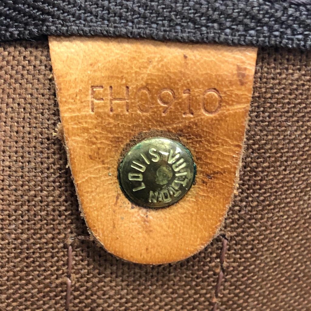 Used Louis Vuitton Monogram Keepall 60 M41422 Boston Bag Canvas Brown Authentic 13130