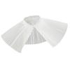 Elegant Pleated Detachable Neckpiece Breathable Cotton Adjustable False Collar for Versatiles Outfits