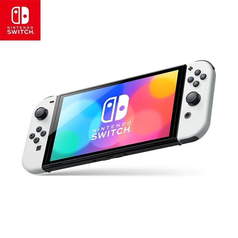 Nintendo Switch OLED Console with White Joy-Con and Yoshi's Crafted World (CN version)