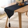 Inyahome Modern Unique Blue Table Runner For Home Dining Banquet Holiday Party Dinner Tables Cover Home Decor Christmas Gifts