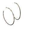 Stylish Silver Needle Round Hoop Earrings: Simple, Fashionable, Versatile, with a Light Luxury Feel