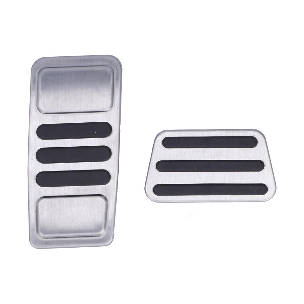2 Pezzi Copripedale Acceleratore Pedale Freno Antiscivolo Adatto per Ford Mustang 20152019