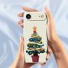 For iPhone 17 Air Case Christmas Tree Potted Plants Pattern Printing Straight Edge TPU Phone Back Cover
