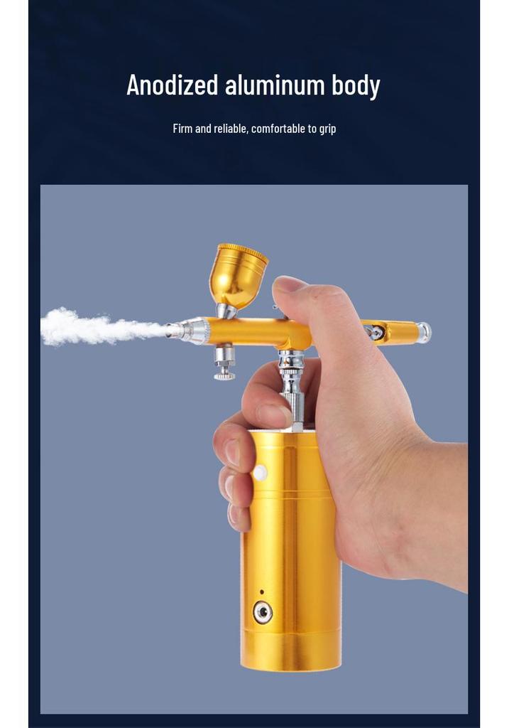 Portable Electric Airbrush & Air Pump Set for Painting, Tattooing, and Coloring
