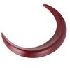 Moon Hair Fork Wooden Moon Hairpin Stylish All Matching Carved Hair Stick Exquisite Decorative Hair Clip for Daily Party Camping L Size