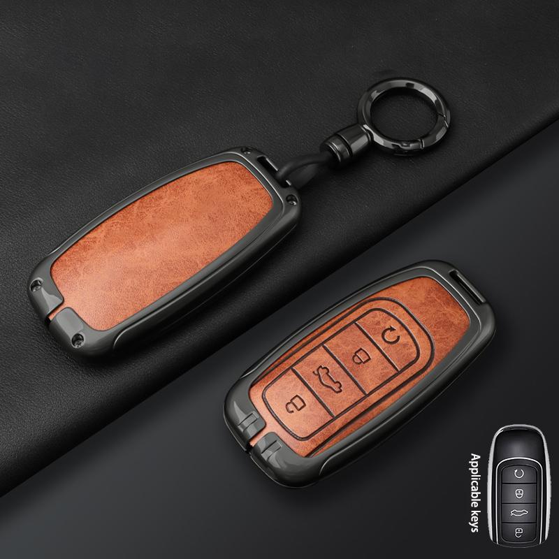 

Alloy Car Key Case for Chery Omoda 5 C5 Jaecoo J7 J8 Ebro S800 S700 Tiggo 8 Pro Tiggo 8plus New 5 Plus 7pro Max Accessories