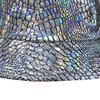 Shiny Fabric Bucket Hat, Rainproof Reflective Party Hat, Colorful Fish Scale Pattern Hat, Sun Protection Fisherman Hat for Festivals And Travel