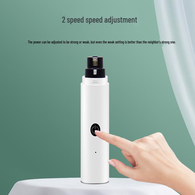 Automatic USB-Rechargeable Pet Nail Trimmer with Light - For Dogs & Cats