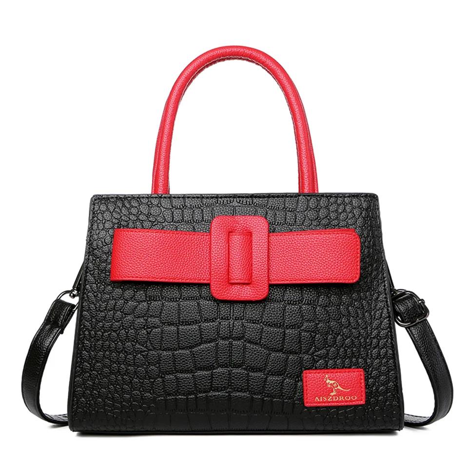 

Брендовая женская сумка из крокодиловой кожи, роскошные поясные сумки, женские кожаные сумки через плечо, дизайнерские сумки через плечо, женская сумка-тоут в стиле ретро