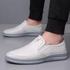 Mode Einfarbig Neue Designer Loafers Herren Frühling Herbst Neue Designer Rindslederschuhe Herren Weiche Sohle Leichte Mode Freizeitschuhe Herren