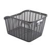 Sentan (Sentan Industries) Bicycle Rear Basket, Plastic, with Mounting Brackets, RB-90P, Dark Gray