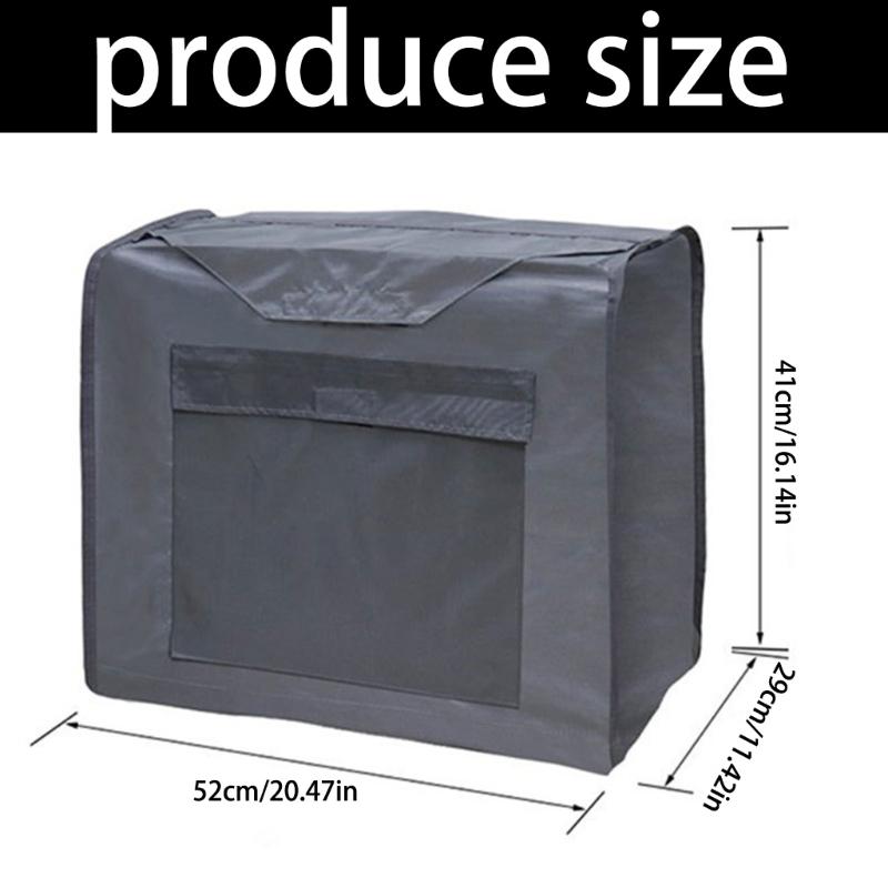Practical Rainproof Generator Shelter With Adjustable Rope And Side Openings Oxfords Cloth Protective Cover