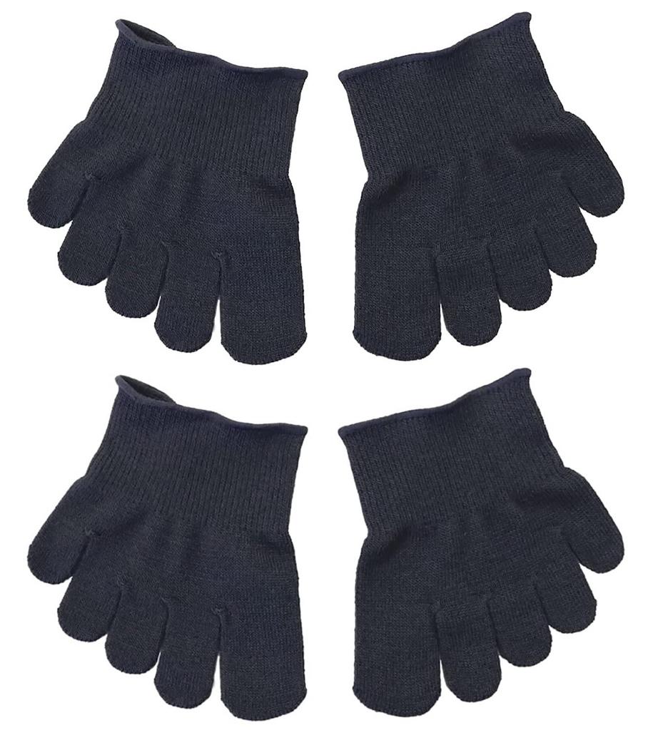 Dot Japan Yubi Danro Far Keeps Feet Made in Japan Five-Toe Socks, Infrared, Women's, Warm, (Black, 2-Pair Set)