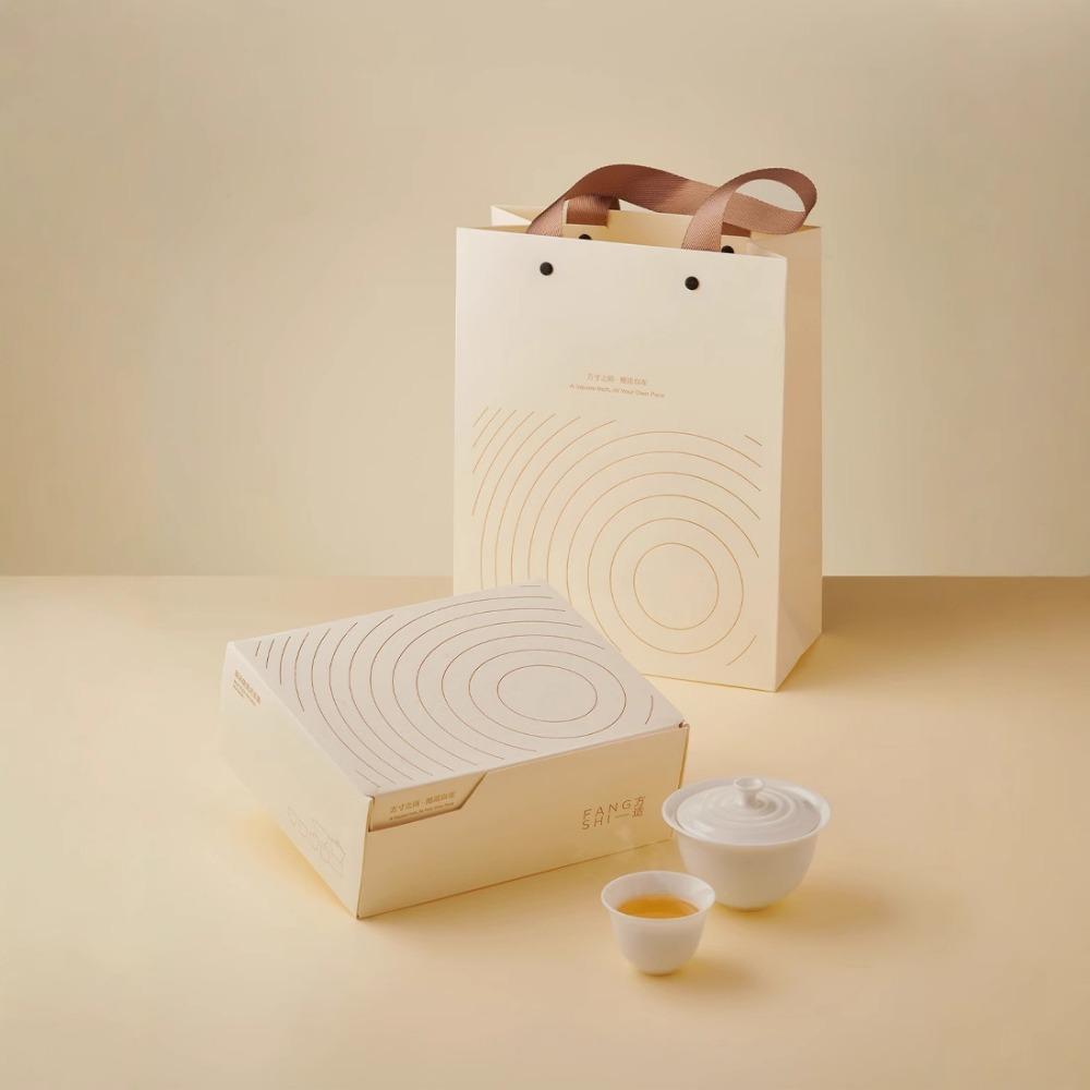 Portable Outdoor Travel Tea Set Light Luxury Cover Bowl Teacup Lazy Tea Artifact Company Business Gift