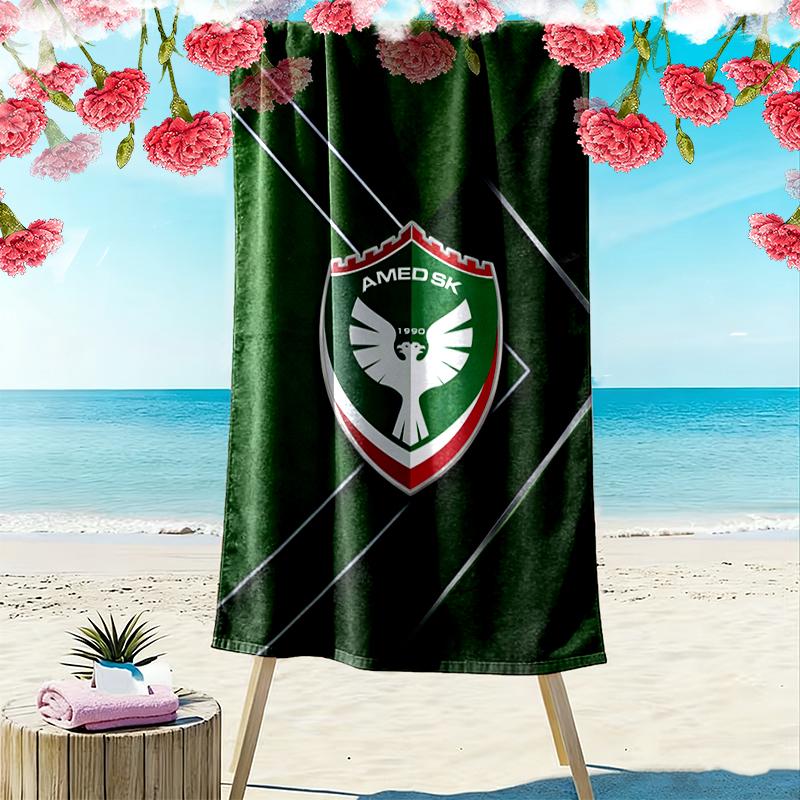 Amedspor Print Beach Towel Large Soft Quick Dry Towel For Beach Camping Swimming