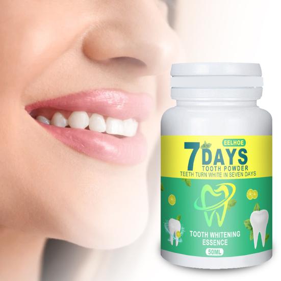 50 ml Zahnpulver zum Aufhellen, Entfernen von Rauchflecken, Entfernen von Kaffeeflecken, Teeflecken, Reduzieren von Plaque, Zahnpflege 