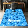 Tappeto Stampato con Nome Personalizzato per Cane, Tappeto per Sedia da Ufficio, Soggiorno, Camera da Letto, Cucina, Decorazioni, Regali.