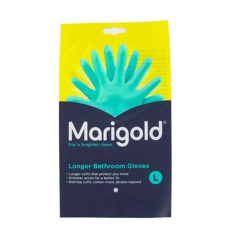 Marigold Longer Bathroom Gloves Large