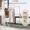 Telescopic Folding Clothes Rack for Indoor & Outdoor Use