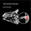 Crystal Clear Nail Shaping Clips for Gel Extension and Art