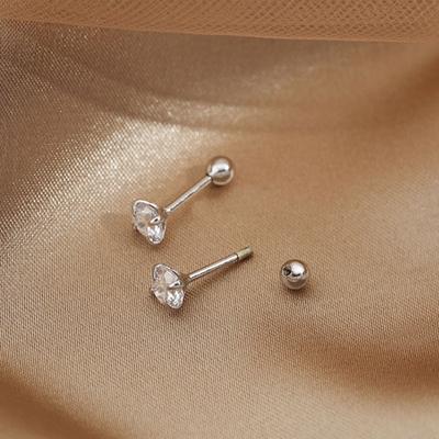Flash Drill Ear Bone Screw Screw Spiral Ear Plug Ear Stud Women Sleep Free Screw Earrings
