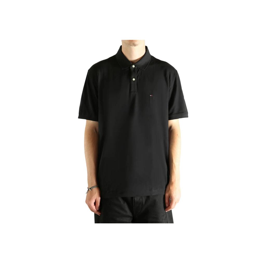Tommy Hilfiger FW25 Logo Detail Embroidered Short Sleeve Polo Shirt Men Tops 7803120BEI