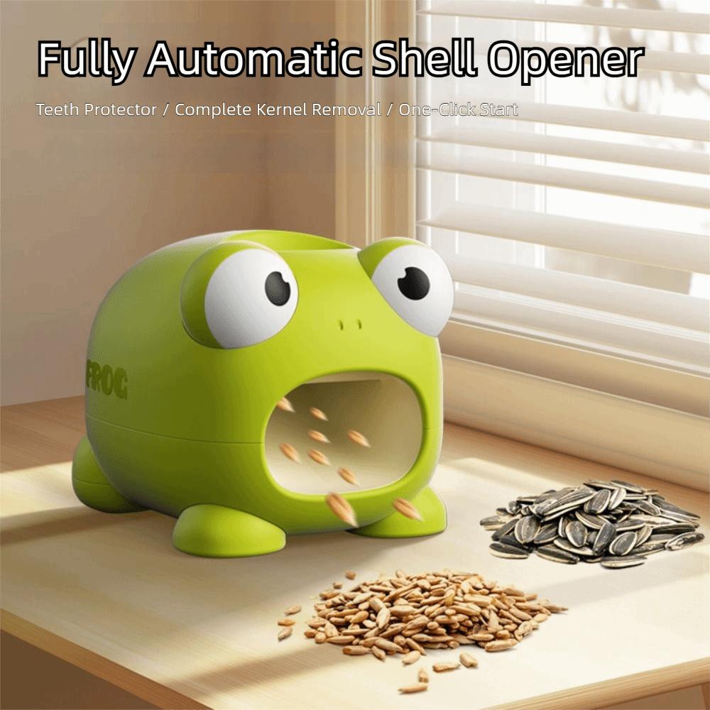 Frog Shaped Melon Seed Sheller Cartoon Design Automatic Shelling Machine Nut Lovers